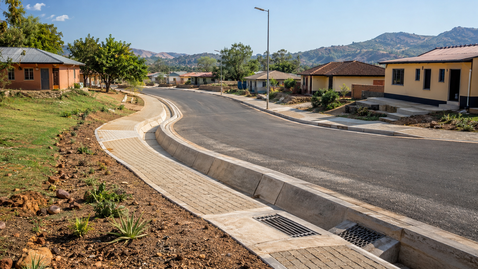 Ga-Puka Village stormwater and roads remediation project picture